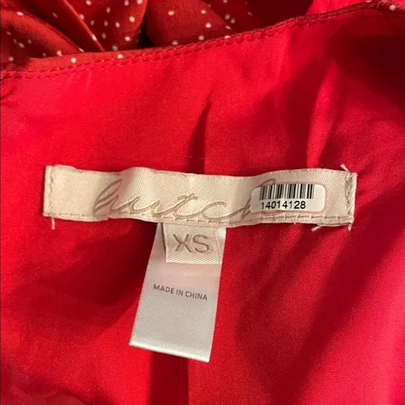 Hutch Reese Red Midi Dress Size XS, Small - Picture 11 of 11